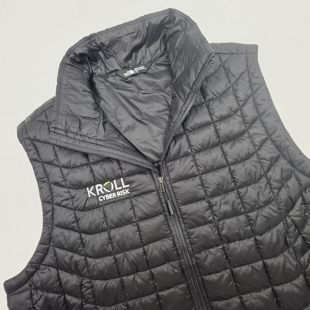The North Face Men's L Thermoball Eco‎ Quilted Puffer Vest Kroll Business Logo